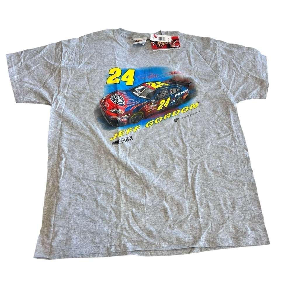 Jeff Gordon Winners Circle Gray Shirt New 2008 NASCAR XL